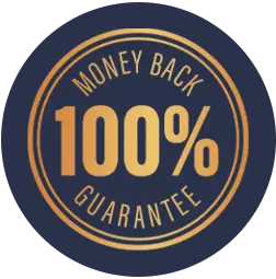 Sello de garantía 100% Money Back